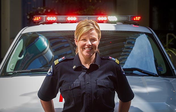 Bronwyn Barter is a paramedic in Nelson, B.C. Photo: Ric Ernst /The Province