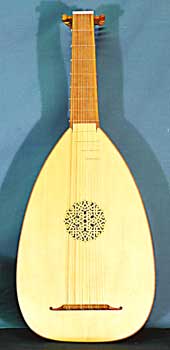 A lute made by Grant Tomlinson Photo –Courtesy of Grant Tomlinson
