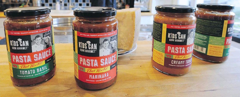PHOTO - MARK VAN MANEN / VANCOUVER SUN Jars of Kids Can Cook Gourmet tomato sauce